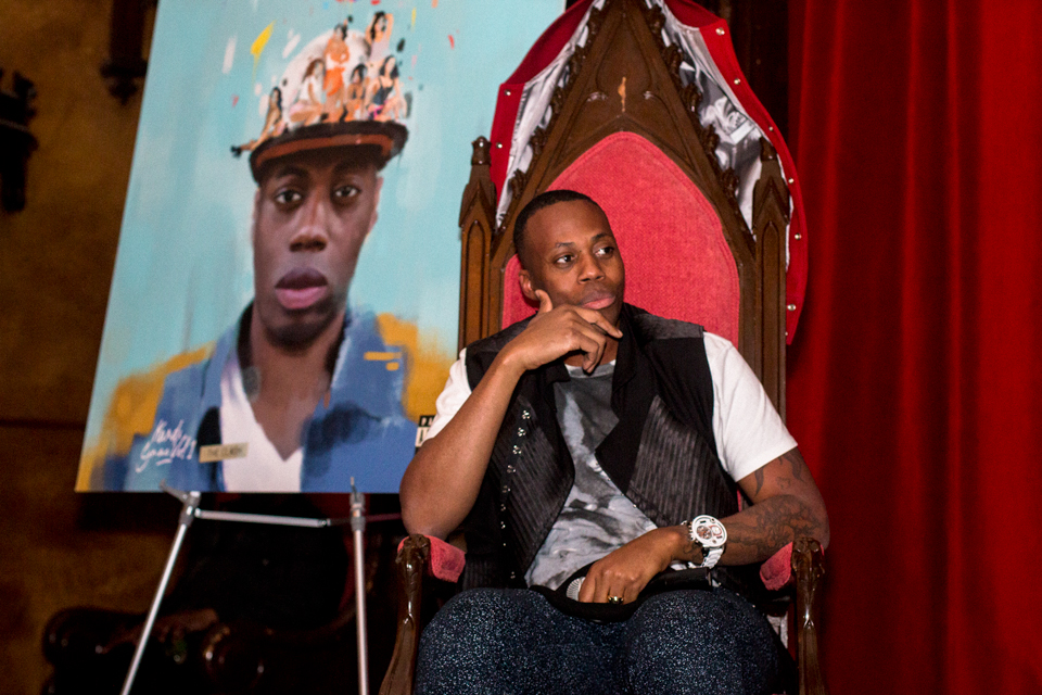 Kardinal Offishall at the celebration for the release of his latest project, Kardi Gras Vol. 1: The Clash.